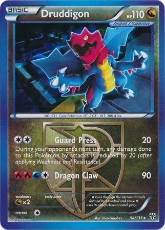 Druddigon - 94/135 - Rare available at 401 Games Canada