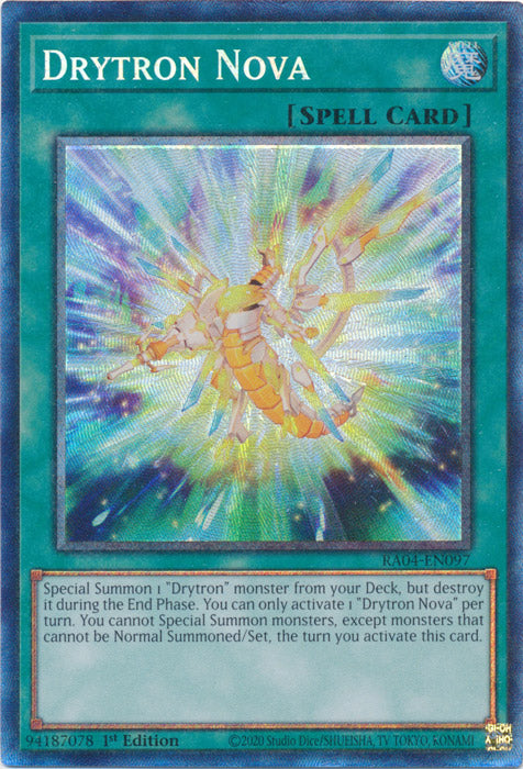 Drytron Nova (PCR) - RA04-EN097 - Prismatic Collector's Rare - 1st Edition