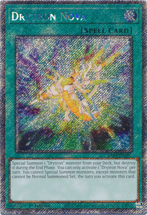 Drytron Nova (Platinum Secret Rare) - RA04-EN097 - Platinum Secret Rare - 1st Edition