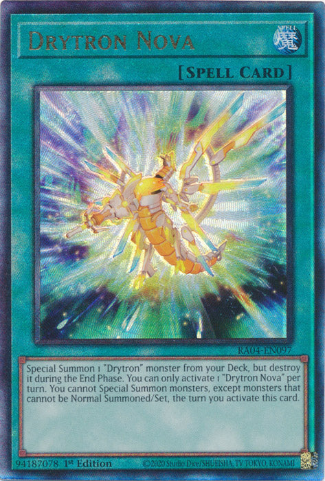 Drytron Nova (PUR) - RA04-EN097 - Prismatic Ultimate Rare - 1st Edition