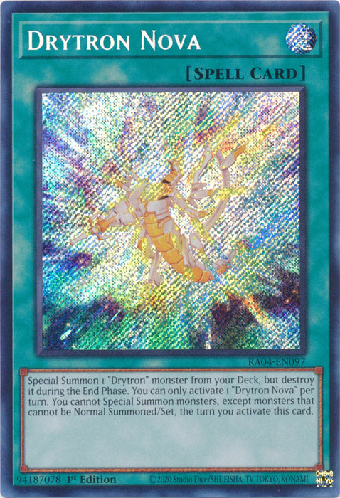 Drytron Nova (Secret Rare) - RA04-EN097 - Secret Rare - 1st Edition