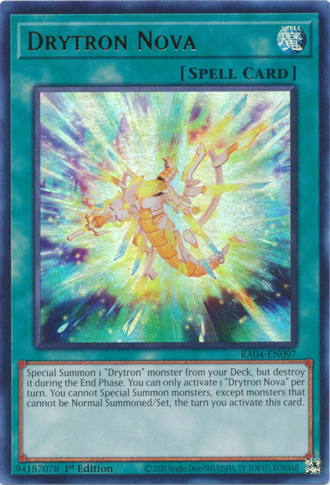 Drytron Nova (UR) - RA04-EN097 - Ultra Rare - 1st Edition