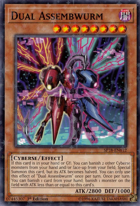 Dual Assembwurm - SP18-EN012 - Starfoil Rare - 1st Edition available at 401 Games Canada