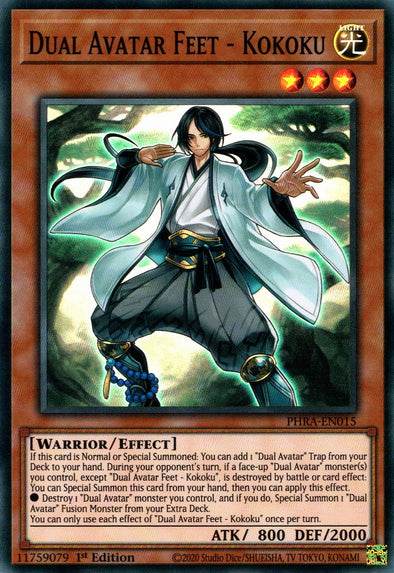 Dual Avatar Feet - Kokoku - PHRA-EN015 - Super Rare - 1st Edition available at 401 Games Canada