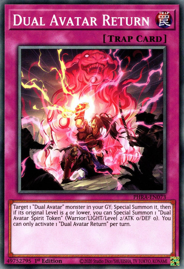 Dual Avatar Return - PHRA-EN073 - Common - 1st Edition available at 401 Games Canada