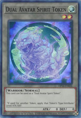 Dual Avatar Spirit Token - OP14-EN026 - Super Rare available at 401 Games Canada