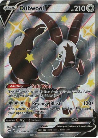 Dubwool V - SV120/SV122 - Shiny Rare available at 401 Games Canada