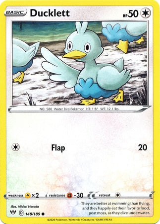 Ducklett - 148/189 - Common available at 401 Games Canada