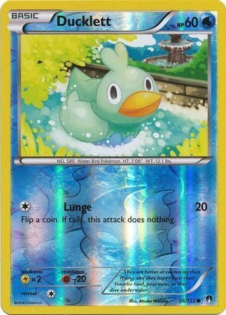 Ducklett - 36/122 - Common - Reverse Holo available at 401 Games Canada