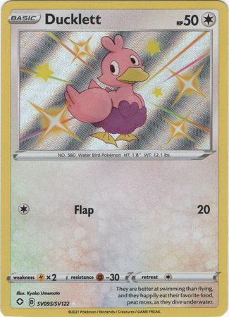 Ducklett - SV095/SV122 - Shiny Rare available at 401 Games Canada