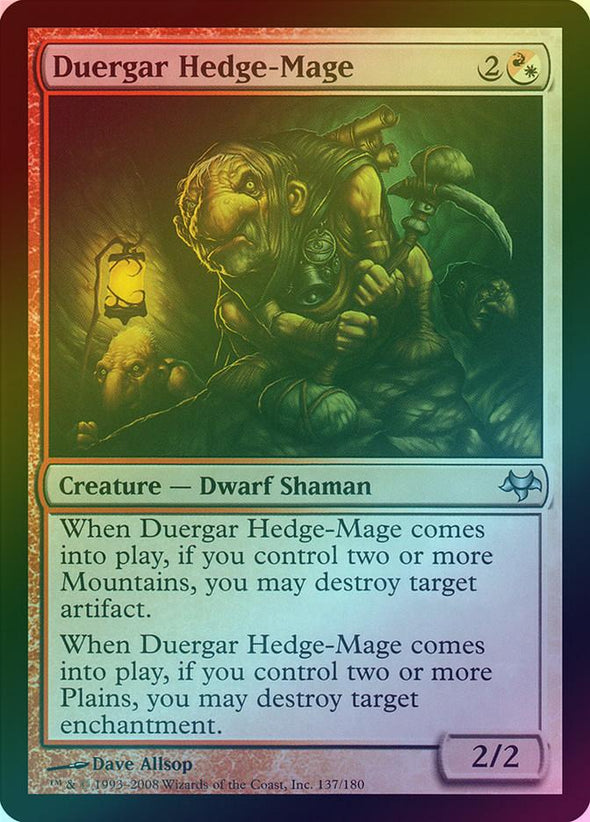 Duergar Hedge-Mage (Foil) (EVE)