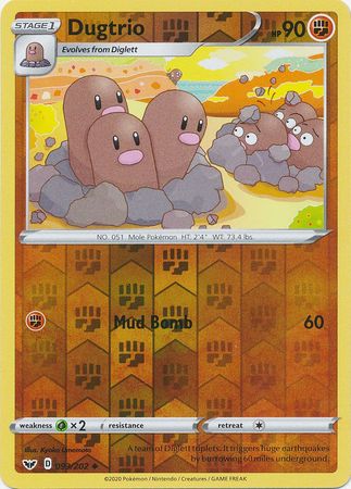 Dugtrio - 093/202 - Uncommon - Reverse Holo available at 401 Games Canada