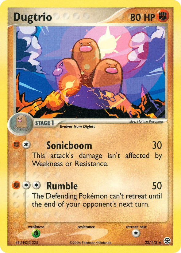 Dugtrio - 22/112 - Rare available at 401 Games Canada