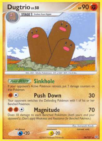 Dugtrio - 24/127 - Rare available at 401 Games Canada