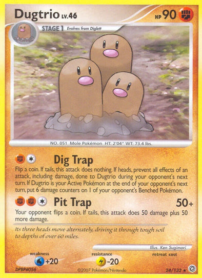 Dugtrio - 24/132 - Rare available at 401 Games Canada