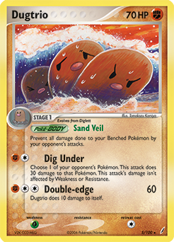 Dugtrio - 5/100 - Holo Rare available at 401 Games Canada