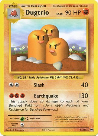 Dugtrio - 56/108 - Rare available at 401 Games Canada