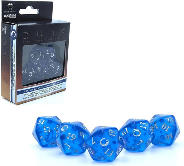 Dune RPG - Dice Set - Arrakis Melange available at 401 Games Canada