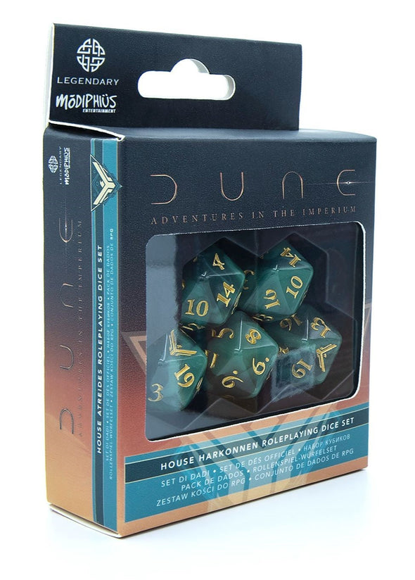 Dune RPG - Dice Set - Atreides available at 401 Games Canada