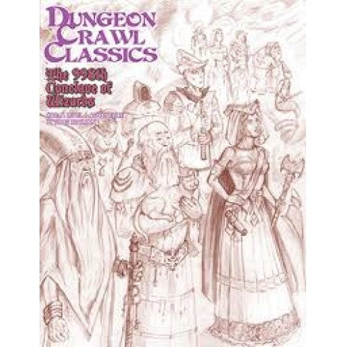Dungeon Crawl Classics - #88 The 998th Conclave of Wizards Sketch Cover available at 401 Games Canada