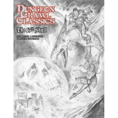 Dungeon Crawl Classics: The 13th Skull - Sketch Cover available at 401 Games Canada