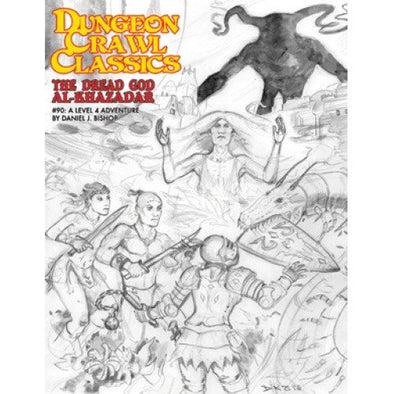 Dungeon Crawl Classics: The Dread God Al-Khazadar - Sketch Cover available at 401 Games Canada
