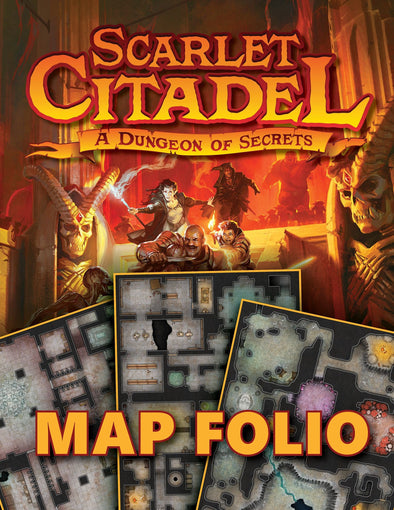 Dungeons & Dragons - 5th Edition - Kobold Press - Scarlet Citadel - Map Folio available at 401 Games Canada
