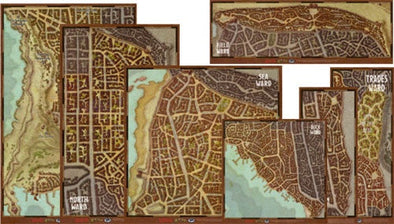 Dungeons & Dragons - 5th Edition - Waterdeep Wards Dragon Heist Map Set available at 401 Games Canada