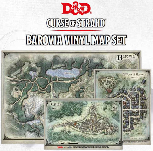 Dungeons & Dragons - Curse of Strahd Map Set available at 401 Games Canada