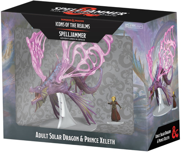 Dungeons & Dragons Icons of the Realms - Spelljammer - Adult Solar Dragon & Prince Xeleth available at 401 Games Canada