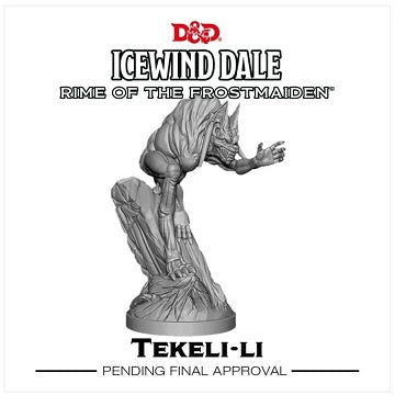 Dungeons & Dragons - Miniatures - Collector's Series - Icewind Dale: Rime of the Frostmaiden - Tekeli-Li available at 401 Games Canada