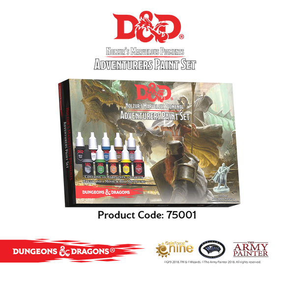 Dungeons & Dragons Nolzur's Marvelous Pigments: Adventurers Paint Set available at 401 Games Canada