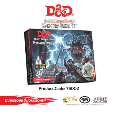 Dungeons & Dragons Nolzur's Marvelous Pigments: Monster Paint Set available at 401 Games Canada