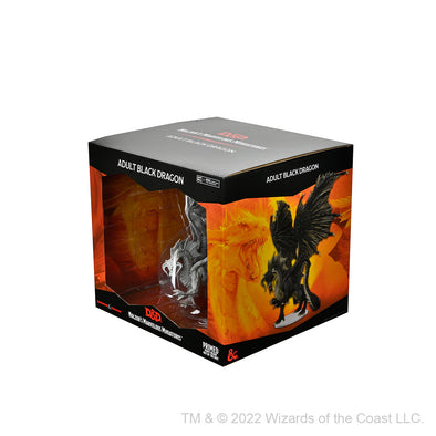 Dungeons & Dragons Nolzur's Marvelous Unpainted Minis - Adult Black Dragon available at 401 Games Canada