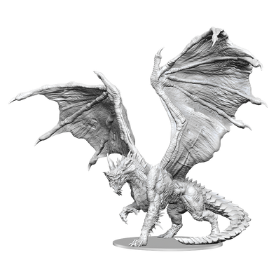 Dungeons & Dragons Nolzur's Marvelous Unpainted Minis - Adult Blue Dragon available at 401 Games Canada