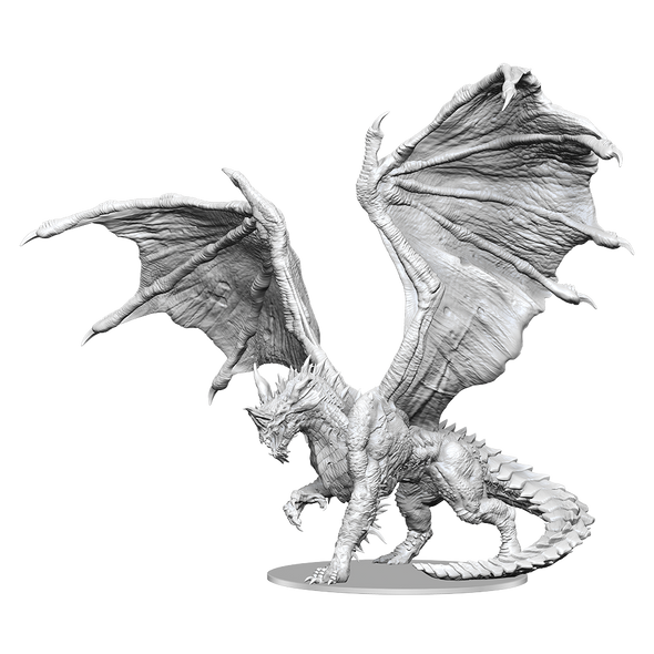 Dungeons & Dragons Nolzur's Marvelous Unpainted Minis - Adult Blue Dragon available at 401 Games Canada