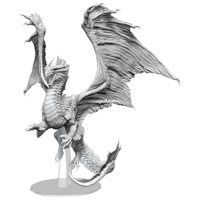 Dungeons & Dragons Nolzur's Marvelous Unpainted Minis - Adult Bronze Dragon available at 401 Games Canada