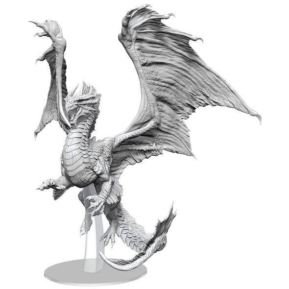 Dungeons & Dragons Nolzur's Marvelous Unpainted Minis - Adult Bronze Dragon available at 401 Games Canada