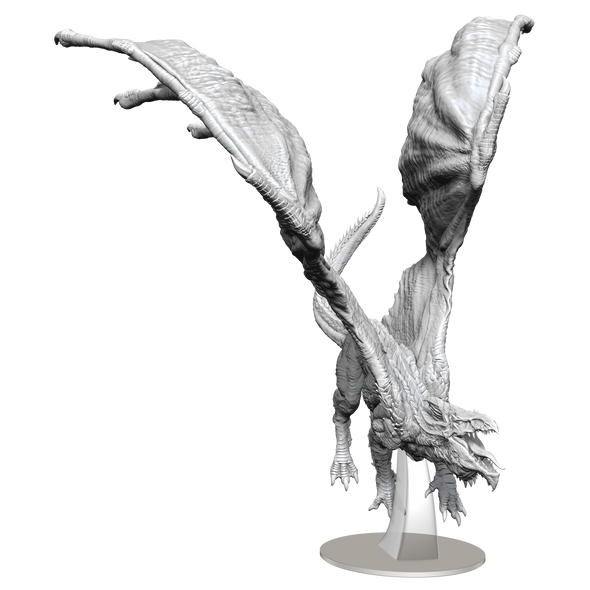 Dungeons & Dragons Nolzur's Marvelous Unpainted Minis: Adult White Dragon available at 401 Games Canada