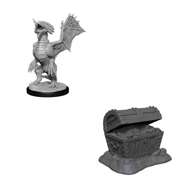 Dungeons & Dragons Nolzur's Marvelous Unpainted Minis: Bronze Dragon Wyrmling available at 401 Games Canada