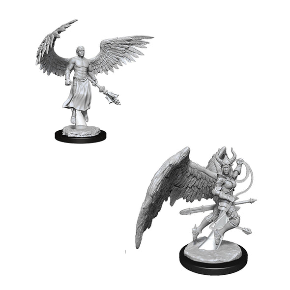 Dungeons & Dragons Nolzur's Marvelous Unpainted Minis: Deva & Erinyes available at 401 Games Canada