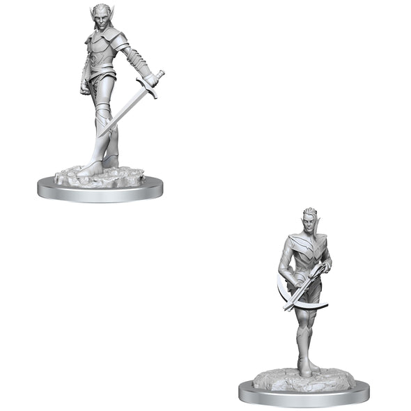 Dungeons & Dragons Nolzur's Marvelous Unpainted Minis: Drow Fighters available at 401 Games Canada