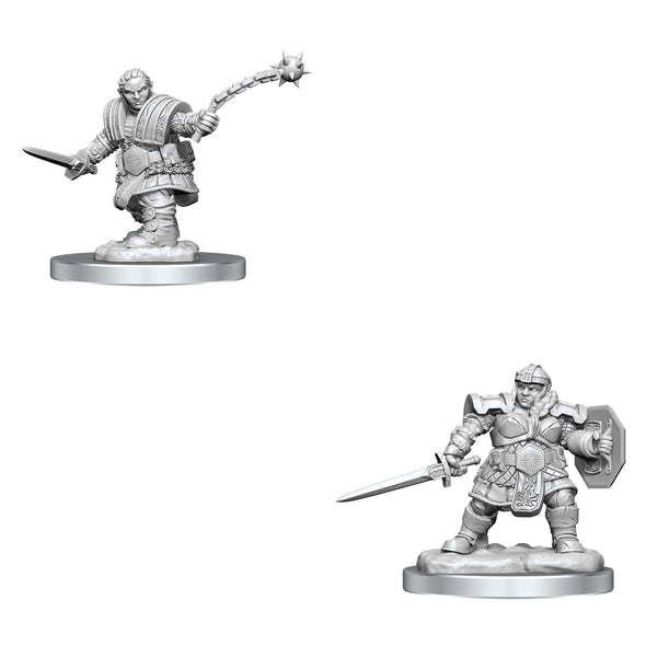 Dungeons & Dragons Nolzur's Marvelous Unpainted Minis: Dwarf Fighter Female available at 401 Games Canada