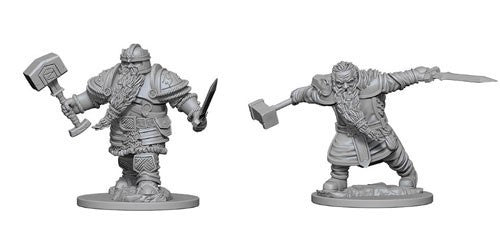 Dungeons & Dragons Nolzur's Marvelous Unpainted Minis: Dwarf Male Fighter available at 401 Games Canada