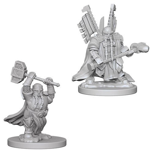 Dungeons & Dragons Nolzur's Marvelous Unpainted Minis: Dwarf Male Paladin available at 401 Games Canada