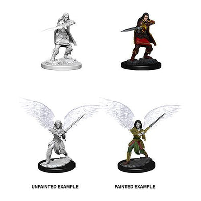 Dungeons & Dragons Nolzur's Marvelous Unpainted Minis: Female Aasimar Fighter available at 401 Games Canada