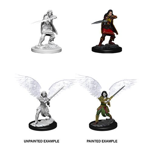 Dungeons & Dragons Nolzur's Marvelous Unpainted Minis: Female Aasimar Fighter available at 401 Games Canada