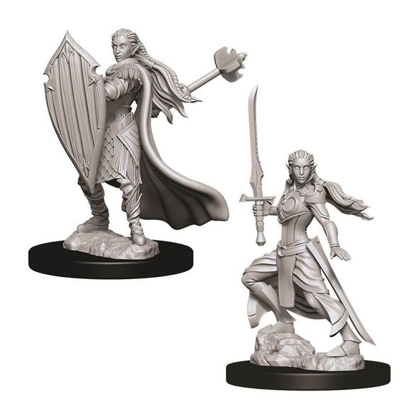 Dungeons & Dragons Nolzur's Marvelous Unpainted Minis: Female Elf Paladin available at 401 Games Canada