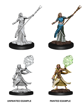 Dungeons & Dragons Nolzur's Marvelous Unpainted Minis: Female Elf Sorcerer available at 401 Games Canada
