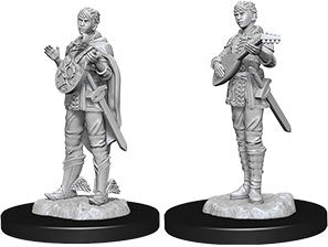 Dungeons & Dragons Nolzur's Marvelous Unpainted Minis: Female Half-Elf Bard available at 401 Games Canada